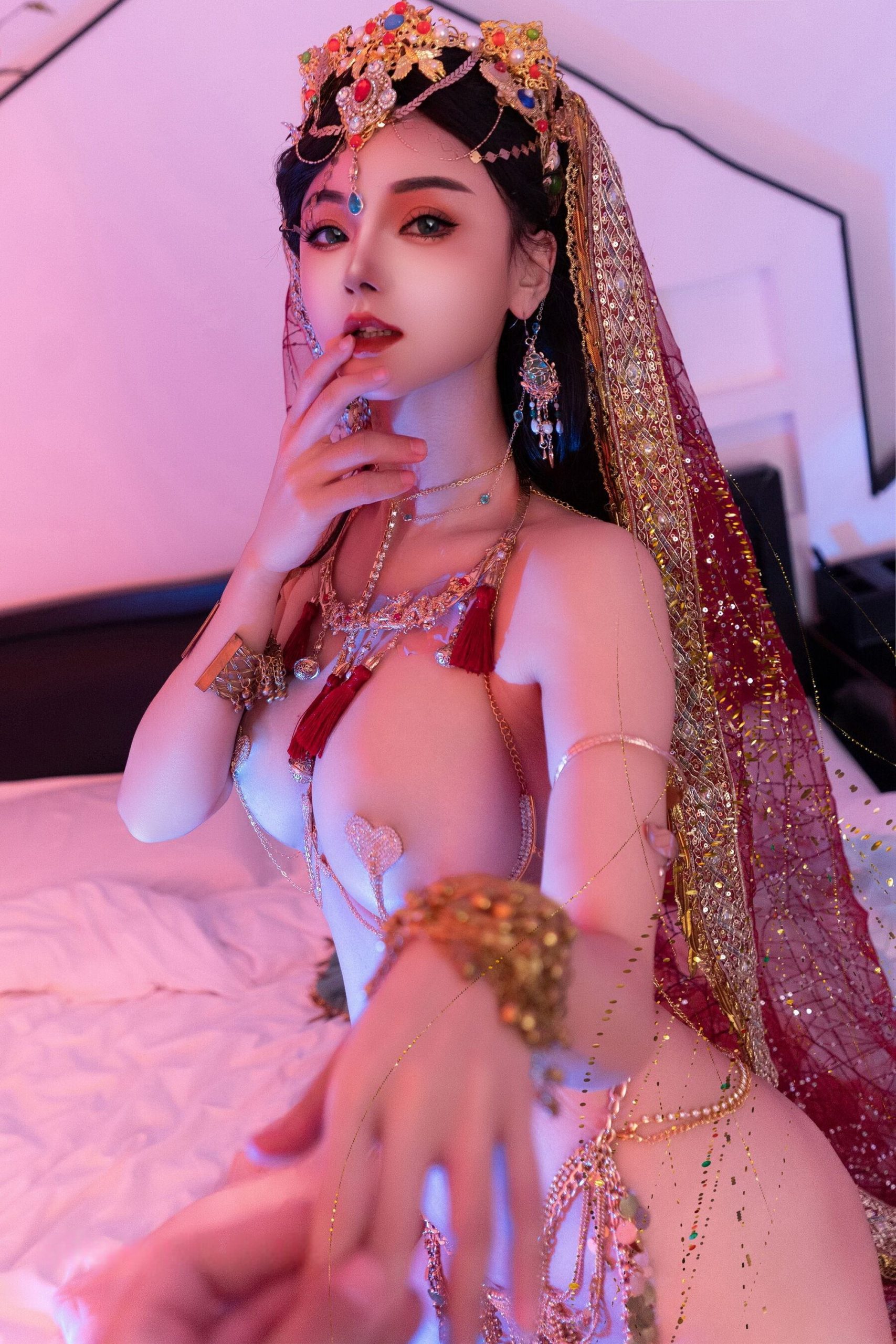 偷偷拔套内射