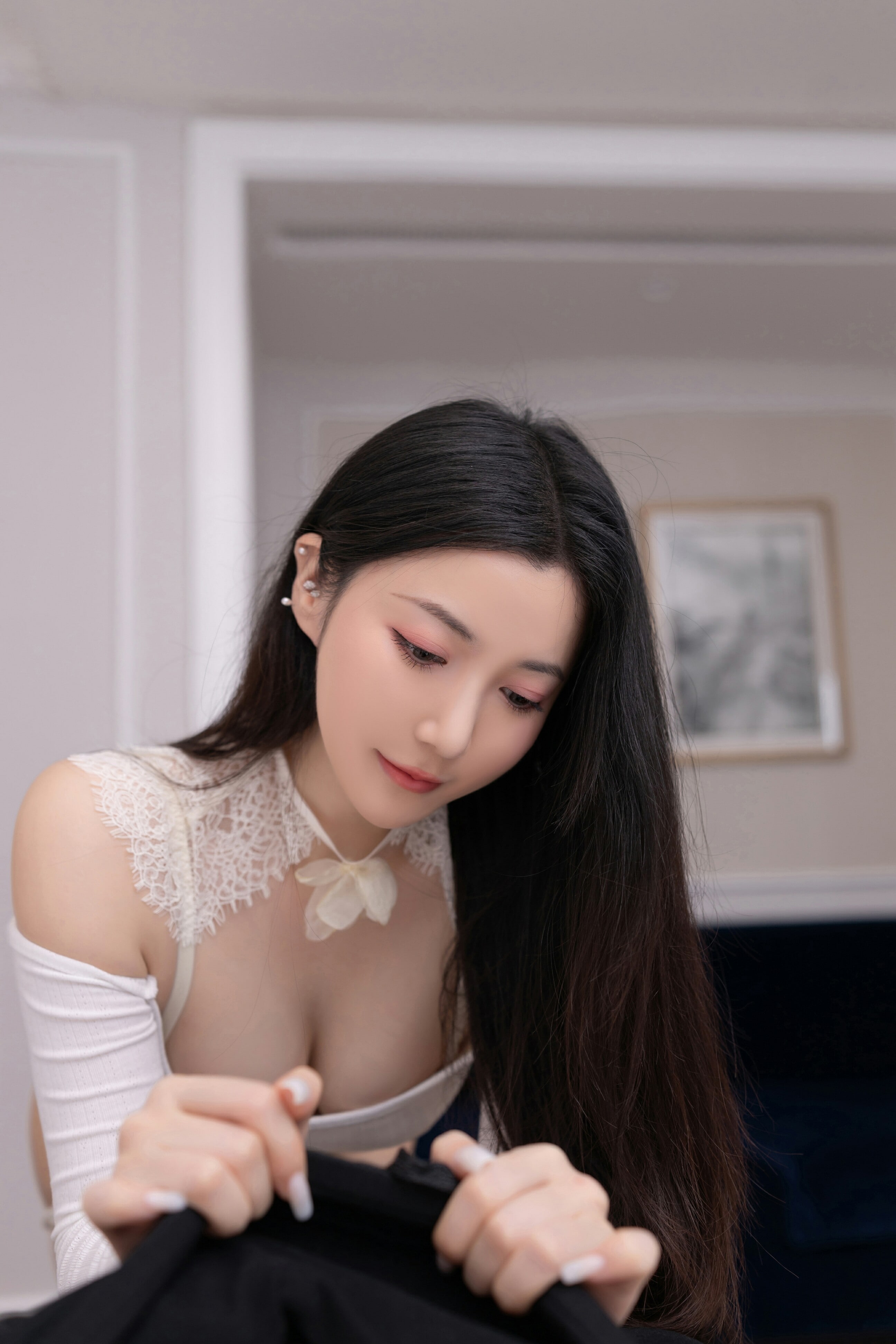 帶女兒回鄉送福利