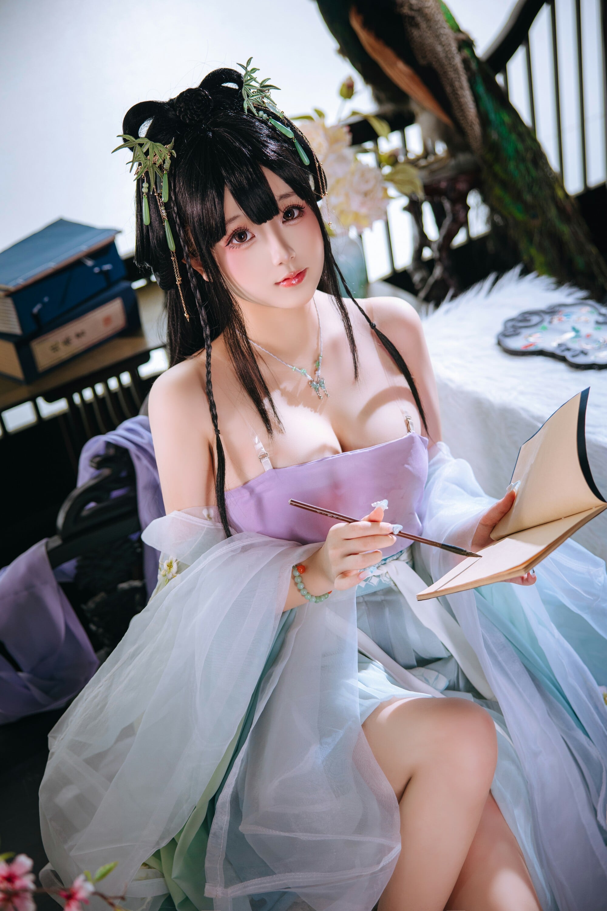 捶子探花06-19斯文连衣花裙美女