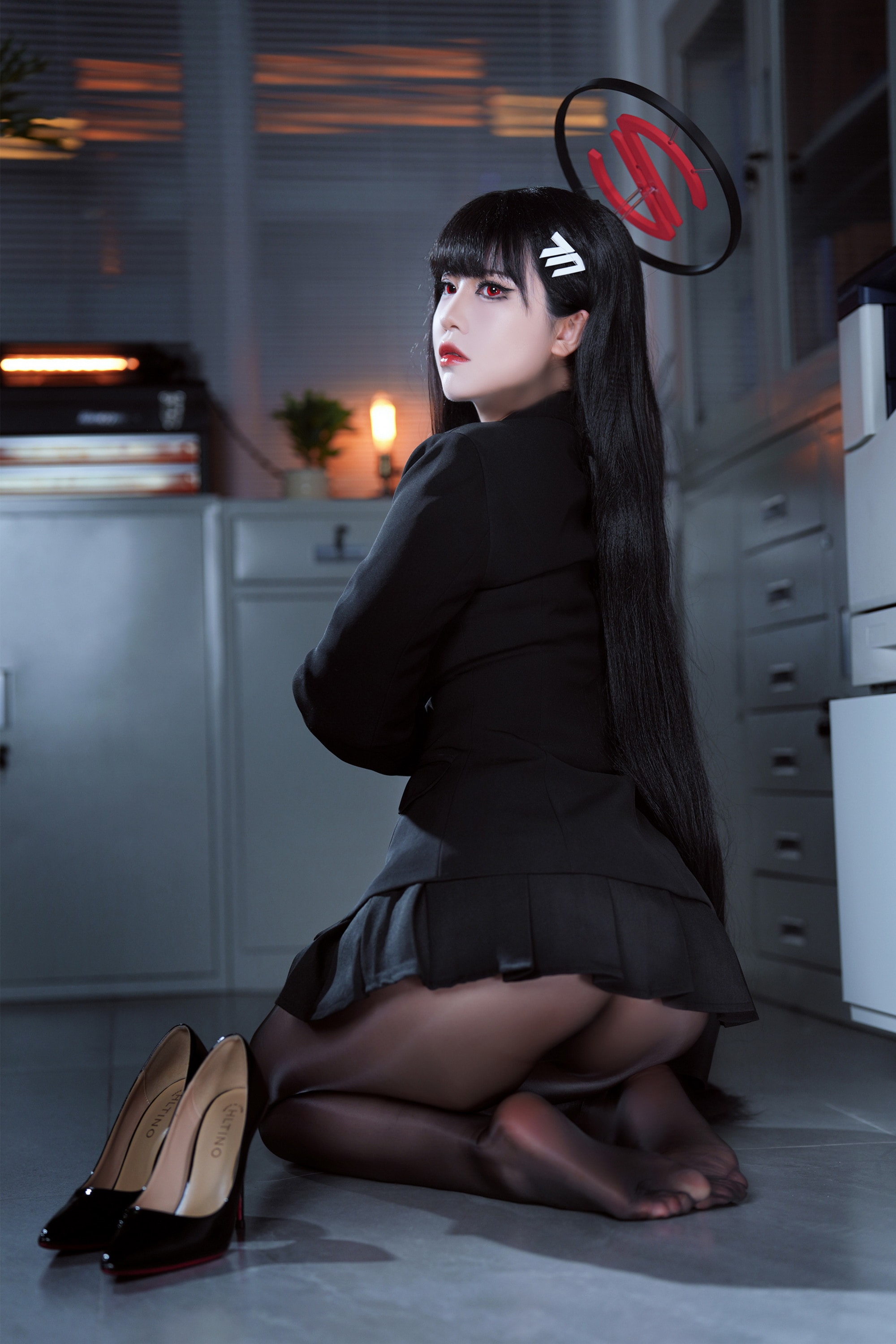 撸射让美女看