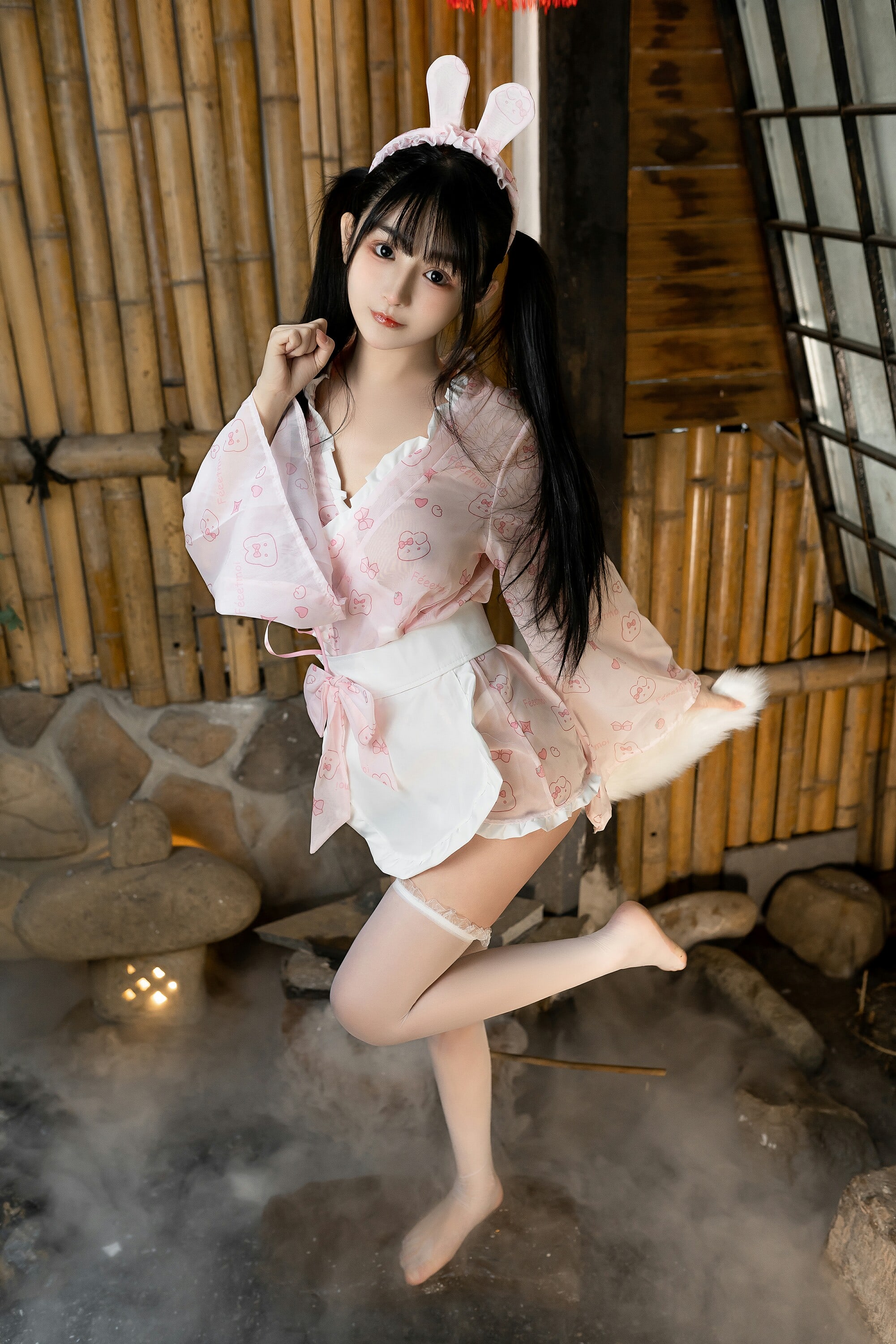 日本白絲巨乳
